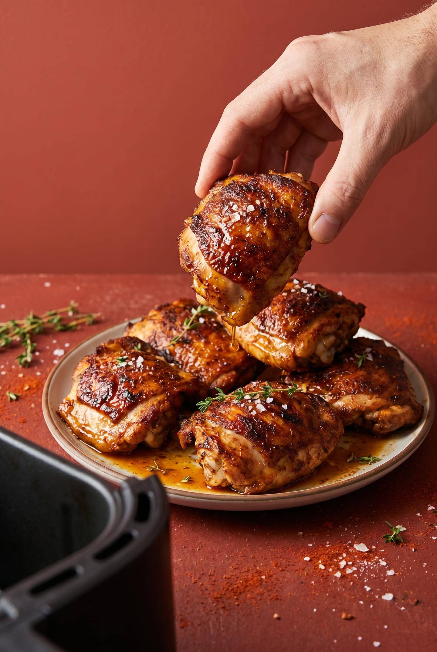 Crispy Air-Fryer Chicken Thighs